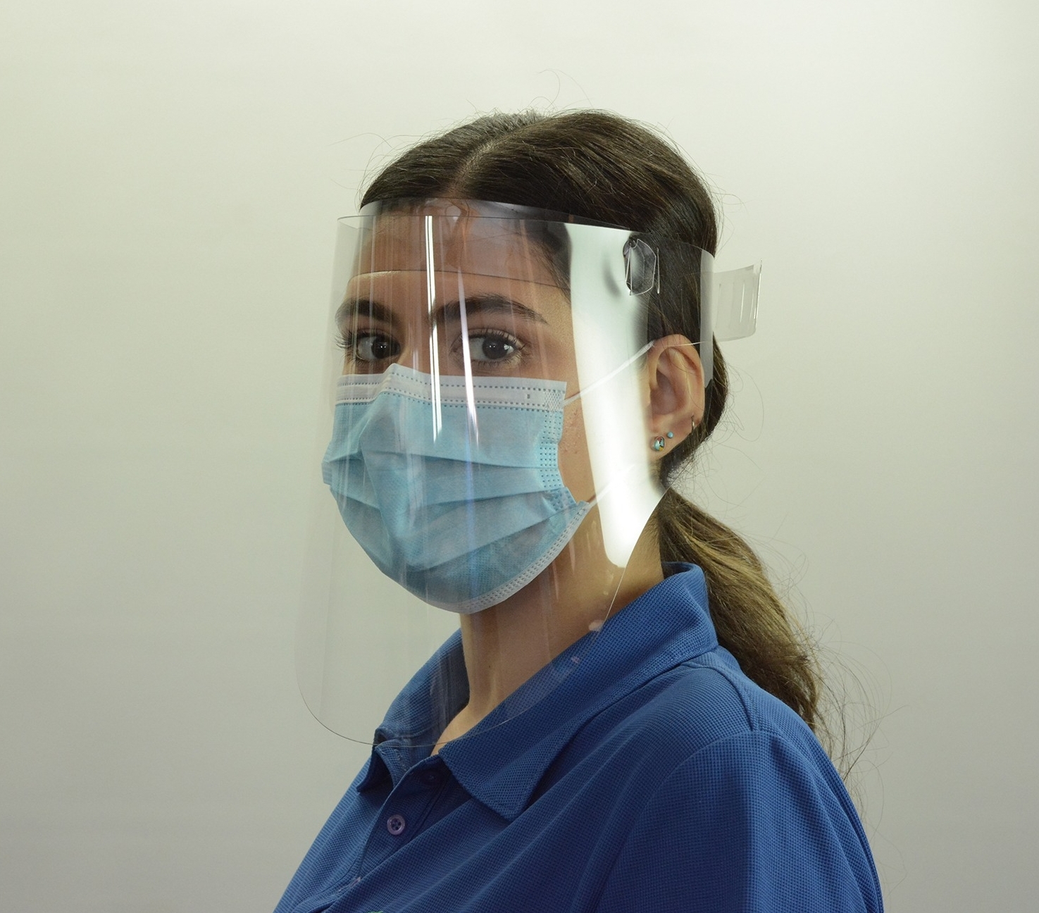 Low Price SingleUse AntiFog Face Shields Made in USA Disposable